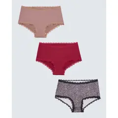 SEVEN SEVEN - Panty Para Mujer Cachetero Color Rojo Marca #28800108