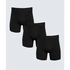 SEVEN SEVEN - Pack X 3 Bóxer Medio X3 Para Hombre Negro