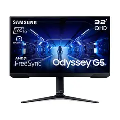SAMSUNG - Monitor GAMER 32 Odyssey CG512EN QHD Plano Negro