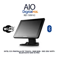 DIGITAL POS - DIG-150W-V2 CI3 RAM 8GB SSD 256 WIN 10 PRO WI-FI
