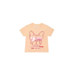 TENNIS - Camiseta estampada amarilla para niña