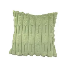 DIMATEX LEON - Cojín Felpa Suave Decorativo Sala Colores 42x42cm Refgos Verde Gos Cojin