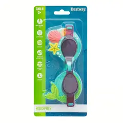 BESTWAY - Gafas de Natación con Diseño de Mar