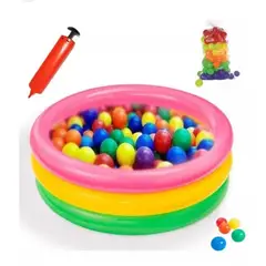 INTEX - PISCINA 86CM X 25CM + 50 PELOTAS + INFLADOR