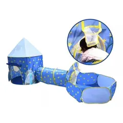 GENERICO - CARPA TUNEL PISCINA AZUL MAS 50 PELOTAS