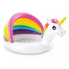 INTEX - Piscina Inflable Unicornio ARCOIRIS