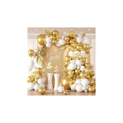 GENERICO - Kit Arco Dorado Elegante De 72 Pcs Fiestas Inolvidables