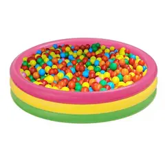 INTEX - Piscina 147 + 500 Pelotas, Inflador y Rodadero Rs