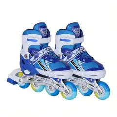 GENERICO - Patines en línea Semiprofesional + Kit Protección * Luz