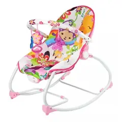 GENERICO - Silla Mecedora Musical Vibradora Para Bebes + Accesorios