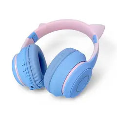 YOYOSO - AUDIFONOS INALAMBRICOS GATO - AZUL