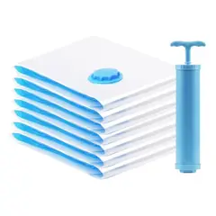 GENERICO - Kit Bolsa Vacío + Bomba Mano Almacenamiento Ropa Organizador