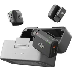 DJI - Microfono Mic Mini Kit Dual 2 Trasmisores, 1 Receptor