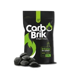 CARBOBRIK - Briquetas de Carbón Ecológicas Asados Parrillas Barriles