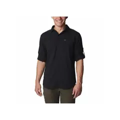 COLUMBIA - Camisa Hombre SILVER RDG LG SLEEVE Negro