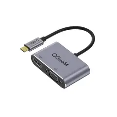GEF - Usb C Hub Adapter 2 In 1, 4k, Hdmi, Vga