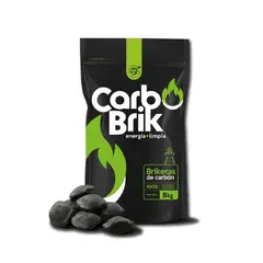 CARBOBRIK - Briquetas de Carbón Ecológicas Asados Parrillas Barriles