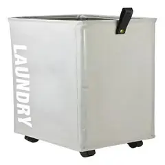 GENERICO - Cesta Ropa Organizador Hogar Plegable Ruedas Lavandería