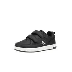 CALVIN KLEIN - Tenis Negro Con Doble Velcro Para Niño