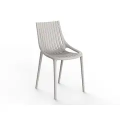VONDOM - COMBO DE 2 SILLAS ECRU IBIZA SIN BRAZOS EN POLIPROPILENO