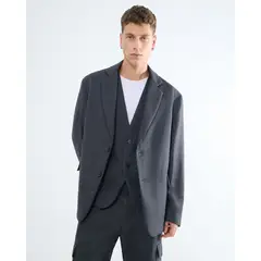 SEVEN SEVEN - Blazer Para Hombre Blazer Color Gris Oscuro Marca #45400044
