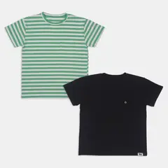 BUBBLE GUMMERS - Camiseta Para Niño Bubblegummers Azul-Verde Oasis