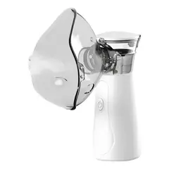 GENERICO - Inhalador Nebulizador Recargable 2 Mascaras Inalambrico