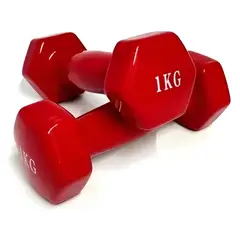 GENERICO - Ejercicio 2 Mancuernas 1 Kilo 2libras Forradas Caucho