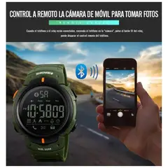 SKMEI - Reloj Bluetooth 1301 Digital Deporte Multifunciones