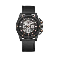 LOIX - Reloj hombre LA2141-2 Negro tablero negro