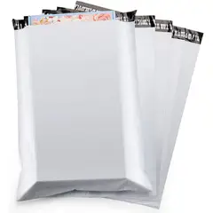GENERICO - Bolsa Seguridad Para Mensajería 12x20cm Paq 100u Lisas