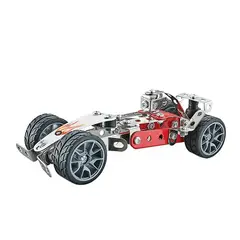 JUGANDO Y EDUCANDO - Juego Didáctico De Construcción Carro 105 Piezas Para Niños