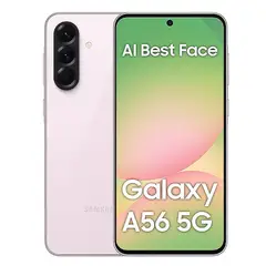 SAMSUNG - Celular Galaxy A56 5G IA 256GB 12GB RAM Rosado