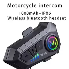 GENERICO - Intercomunicador Real Audífonos Bluetooh Para Casco Moto