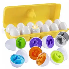 GENERICO - Juguete De Huevos Montessori Educativo De Numeros