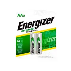 ENERGIZER - 2 Pilas Baterías Recargables Aa 2.000 Mah