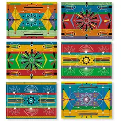 GENERICO - 6 Individuales De Mesa Chivas Colombianas