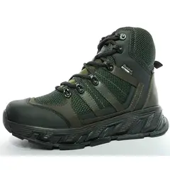 GENERICO - Bota Outdoor Cuero Verde Herreros Manchester