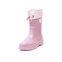 GENERICO - Botas Lluvia Niña Rosado Supresan Hanna Flower