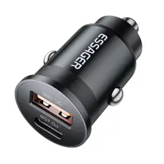 GEF - Cargador Carro Usb Tipo C Carga Rapida iPhone Samsung Huawei