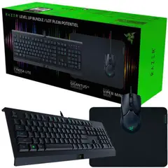 RAZER - Combo Teclado Cynosa Lite + Mouse Gigantus + Padmouse Viper Mini