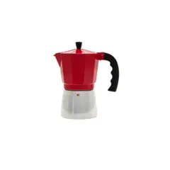 IMUSA - Cafetera Italiana ESPRESSO de 3 tazas Roja