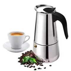 GENERICO - Cafetera Acero Inoxidable Espresso Induccion 12 Tazas