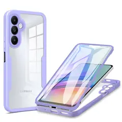 GENERICO - Estuche Protector Case Funda 2 En 1 Full 360 Para Samsung A25 5g Lila