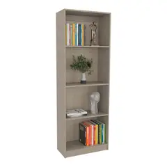 RTA DESIGN - Biblioteca Verlot, Cocoa y Mallado, Con Espacio Para Libros
