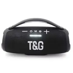 TYG - Parlante Inalámbrico Bluetooth Recargable Radio Tg-418 Negro