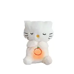GENERICO - Peluche Que Respira Con Luces & Sonido Gatito
