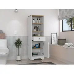 RTA DESIGN - Gabinete de Baño Fidel Café Claro y Blanco