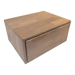GENERICO - Mesa de Noche Flotante en Roble con cajón oculto