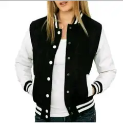 URBAN PLUS - CHAQUETA PARA MUJER Y NIÑA TIPO BEISBOLERA